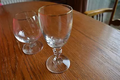 Buy 2x Glasses Czechoslovakian Restaurant Communist RAJ Prachatice 1 Dl -cognac Wine • 10£