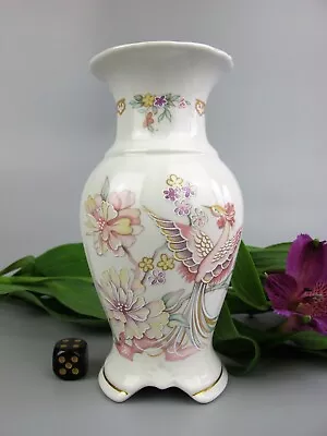 Buy Royal Winton Ceramic Vase: Bud / Posy. Exotic Asian Bird. 1950's Vintage. 6  • 9.99£
