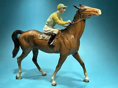Buy Beswick Walking Racehorse And Jockey No. 1037 • 170£