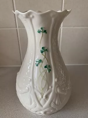 Buy Beautiful Irish Belleek Shamrock Vase - Made For The Millennium • 7.99£