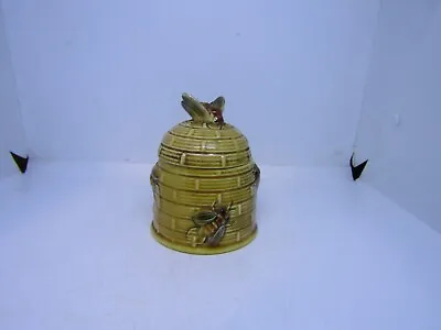 Buy Vintage Ceramic Honey Pot - Bees And Hive Design - Kitchen Decor Pottery • 13.99£
