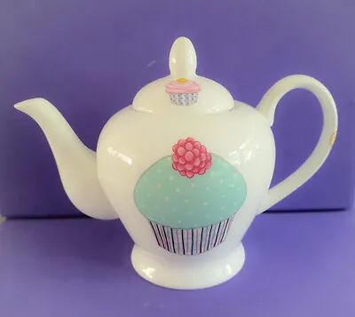 Buy Cupcake Design Teapot - English Fine Bone China • 9.99£