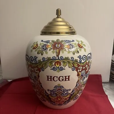 Buy Lovely Vintage Old Dutch Delft Tobacco Jar,  “ HCGH  • 113.85£