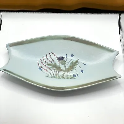 Buy BUCHAN Scotland Stoneware Pottery THISTLE WARE Oval Serving Platter 16”x9.75” • 139.19£