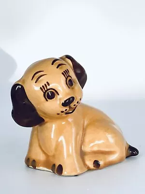 Buy Vintage Rio Hondo California Pottery Tan Brown Big Eyed Puppy Dog Figurine • 7.70£