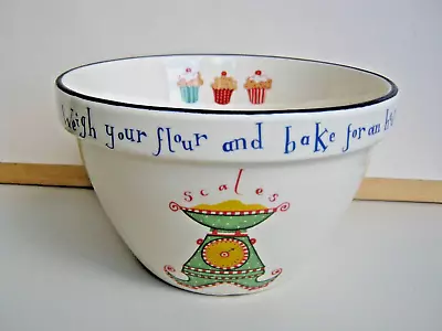 Buy Vintage TG Green *Cloverleaf* Bowl  *Weigh Your Flour And Bake For An Hour* • 4.95£