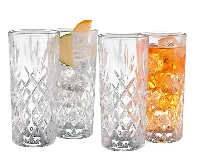 Buy Galway Crystal Renmore Set Of 4 Hi Ball Tall Tumblers Brand New In Gift Box • 29.99£