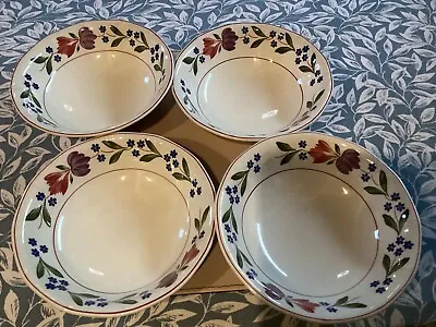Buy 4 X ADAMS OLD COLONIAL IRONSTONE 16 Cm CEREAL DESSERT BOWLS • 36£
