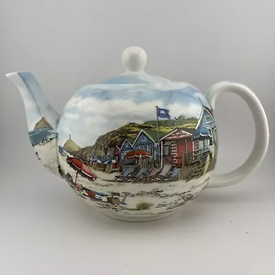 Buy Sandy Bay Beach Design Fine China Traditional Tea Pot Tableware Serving Teapot • 16.99£