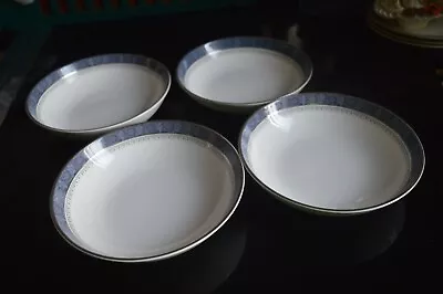 Buy Royal Doulton Sherbrooke FOUR Cereal Bowls 7  Diameter New LAST 4 • 40£