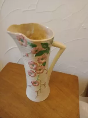 Buy Vintage ArtDeco Large Maling Ware Lustre Vase ,Jug Apple Blossom Pattern C1940 • 32.99£