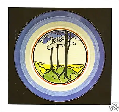 Buy Clarice Cliff Card - BLUE FIRS • 5.99£