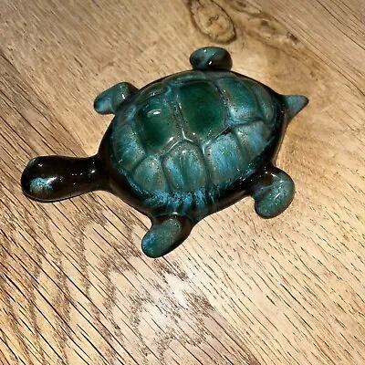Buy Vintage Canadian Blue Mountain Pottery Tortoise / Turtle  - Blue/green Glaze • 2.99£