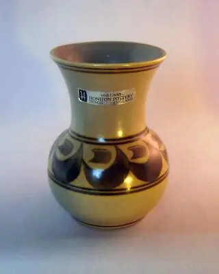 Buy Good Honiton Pottery Vase: Hand Painted, With Original Label: 16.5 Cm High • 15£