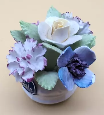 Buy Vintage Royal Doulton Bone China Porcelain Flower Bouquet Basket Made In England • 14.17£