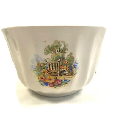 Buy Royal Victoria Wade Pottery Sugar Bowl A Somerset Cottage VTG 50s Staffordshire • 8.99£