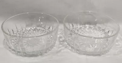 Buy Arcoroc France Pair Of Small Glass Bowls For Sweets / Nibbles French Approx 4  • 12.99£