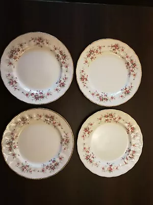 Buy Paragon China Ltd-victoriana Rose- Set 4 Dinner Plates -10,5 Inch - Cond. Good • 25£