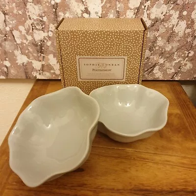 Buy Sophie Conran For Portmeirion Set Of 2 Small Ceramic Serving Bowls Stunning Gift • 12.50£