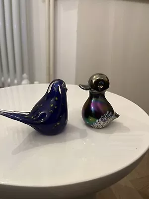 Buy Vintage Glass Duck And Bird • 19.99£