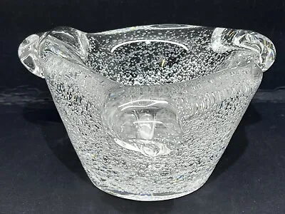 Buy Lovely Art Deco Daum Nancy France Bowl “Bubble Glass”  (P4224-56) • 67.50£