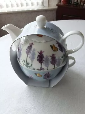 Buy Royal Botanic Gardens Kew Lavender Fine China Tea For One Teapot  • 14.99£