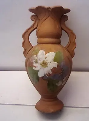 Buy Watcombe Torquay  Pottery Vase Terracotta 14 Cm Vintage • 5£