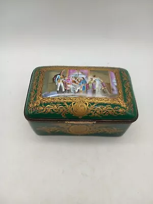 Buy Decorative Antique Trinket/Jewellery Box Mre Imple De Sevres • 112£