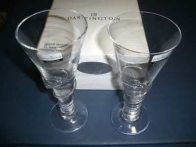 Buy 2 Dartington Crystal Glasses With Box  • 12.05£