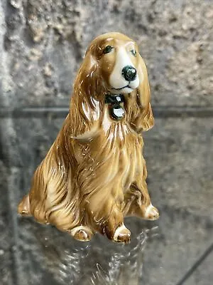 Buy Vintage Hungary Zsolnay Pecs Porcelain Dog Figurine Hand Painted • 34.13£
