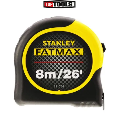 Buy Stanley 0-33-726 FatMax Metric/ Imperial 3 Rivet Tape Measure 8m/26ft STA033726  • 18.62£