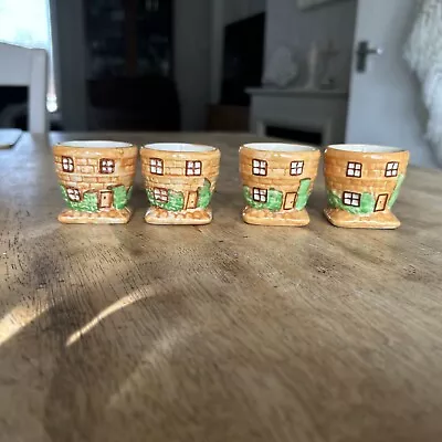 Buy 4x Vintage Westminster Hanley Egg Cups On A Tray Cottage Ware Hand Painted • 9.50£