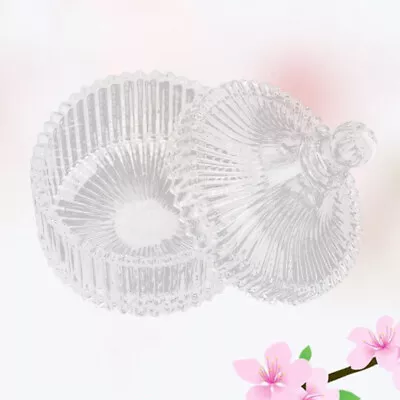 Buy  Crystal Candy Jewelry Holder Glass Jars With Lids Vertical Stripes • 18.78£