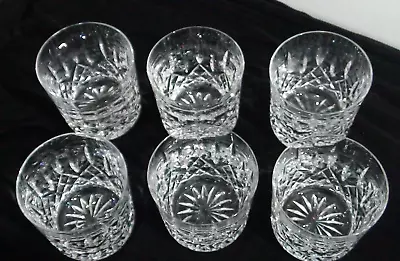 Buy SET OF 6 WATERFORD Crystal LISMORE Old Fashioned Glasses 3 3/8  IRELAND • 170.10£