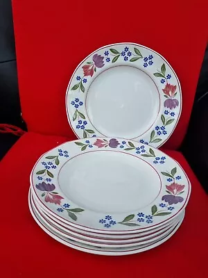 Buy 6 X ADAMS OLD COLONIAL 9  Lunch PLATES IN  GOOD CONDITION • 30£