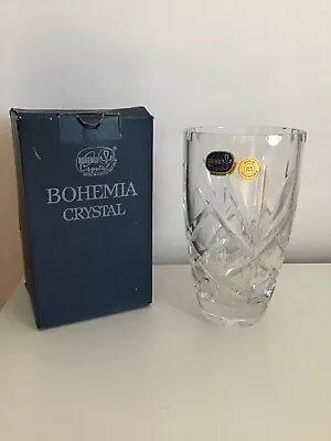 Buy Bohemia 24% Crystal Vase With Box • 18£