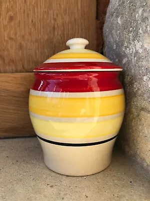 Buy Art Deco Jam Jar/Pot — Grays Pottery — Complete With Lid — Undamaged • 29.99£