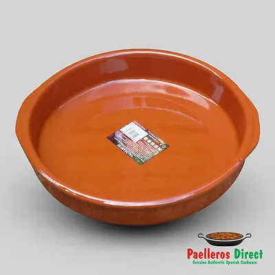 Buy 34cm Spanish Terracotta Tapas Dish / Cazuela • 19.99£