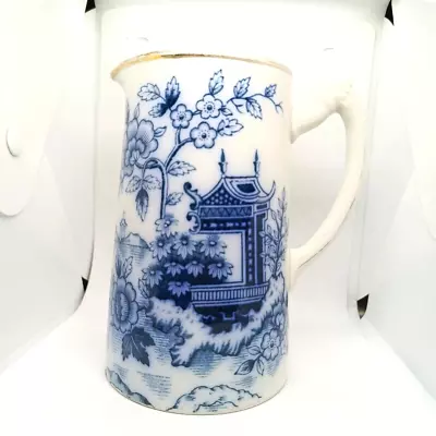 Buy Antique Blue And White Chinese Painting House Porcelain Teapot, Made In England • 38.68£