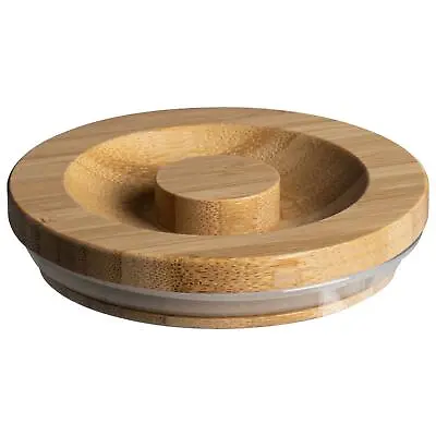 Buy Airtight  Wooden Storage Jar Lid Round With A Silicone Seal • 6.99£