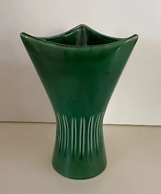 Buy Vintage Dartmouth Pottery Devon Green Tricorn 256 Vase • 15£
