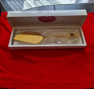 Buy Royal Albert Old Country Roses Boxed Gold Plated Cake Server…No. 28134 Mint. • 20£
