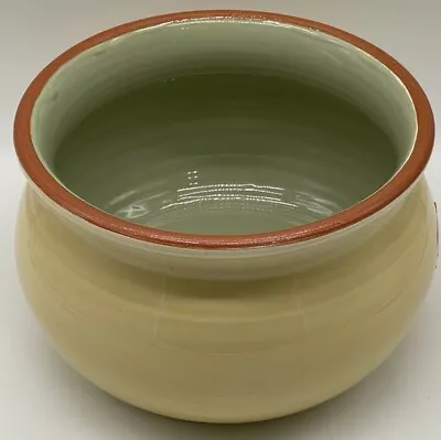Buy Italy Terra Toscano Terracotta Bowl Yellow Green Glazed Ceramic • 42.68£
