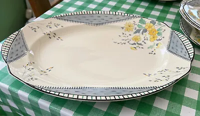 Buy Burleigh Ware ‘maytime’ Large Meat Plate Platter 37cms Made In England Vintage • 14.99£