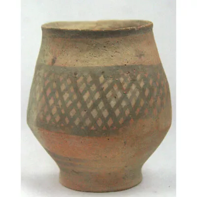 Buy Indus Valley Painted Pottery Vessel With Linear Designs Y3684 • 260.80£
