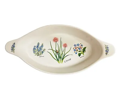 Buy Vintage Kent Pottery Collection/ Herb Garden/ 10” AuGratin • 13.28£