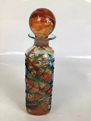 Buy Vintage Glass Web Patterned Colourful Decanter • 4.49£