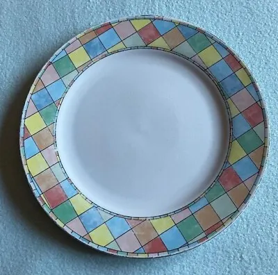 Buy Table Top Company Mardi Gras Rimmed Dinner Plate VGC • 2£