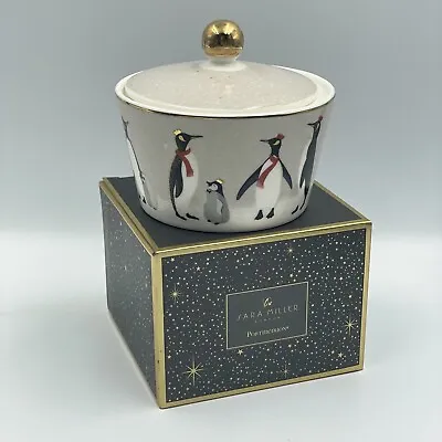 Buy Portmeirion • Sara Miller London • Cute Penguin Lidded Bowl • New In Box • 19.99£