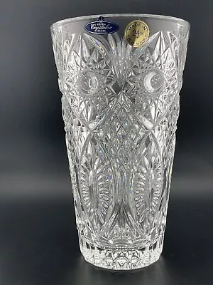 Buy Czech Pressed Crystal Vase 8  • 27.47£